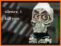 Silence! I Kill You! Button related image