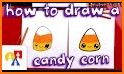 how to draw cute candy food related image