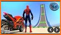 Superhero Bike Stunt Racing - Mega Ramp Games 2021 related image