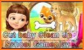 Keep Your School Clean - Girl School Cleaning Game related image