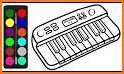Kids Piano and Color Book related image