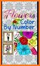 Flower Coloring - Paint by Number Art Book related image