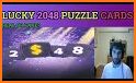 Lucky 2048 puzzle cards related image