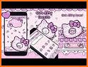 Pink Kitty Keyboard Theme related image