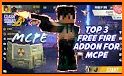 Mod FreeFire Skins For Minecraft PE related image
