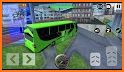 Coach bus driving simulator 3d related image