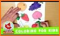 First Coloring book for kindergarten kids related image
