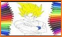 Saiyan DBZ Hero Goku Coloring Book Free related image