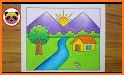 Scenery Draw Step by Step for Kids related image