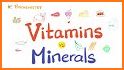 Vitamins and minerals in foods related image