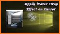 3D Water Droplets Keyboard Theme related image