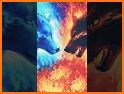 Ice Fire Wolf Wallpaper Themes related image