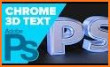 Add text - 3D text & characters, image processing related image