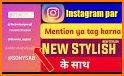 Inst-enter : new line/ tags / fonts for Instagram related image