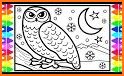 Owl coloring pages related image