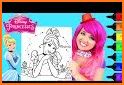 Princess Coloring Book Drawing Pages related image