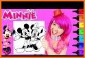 Mickey Coloring and Minnie Game related image