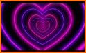 Neon Lights Love Keyboard Background related image