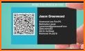Business card: design, qr contact and share related image