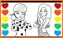 Coloring Book for Lady bug princess 2019 related image