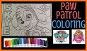 Marshall Puppy Patrol Coloring - Paw Dogs Pictures related image