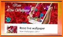 Red romantic love flower -APUS Launcher theme related image