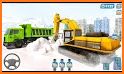 Excavator Snow Plow: City Snow Blower Truck Games related image
