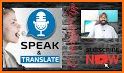 Speak translation with voice typing related image