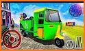 Tuk Tuk Rickshaw Garbage Truck related image