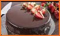 Strawberry Chocolate Mirror Glaze Cake! DIY Chef related image