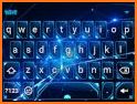 Blue Fire Skull Keyboard Theme related image