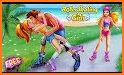 Roller Skating Girl Dance Club Dress Up Fashion related image