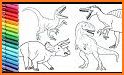 Dino Coloring Book related image