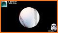 Baseball ball 3D related image