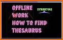 Synonyms and Antonyms Offline related image