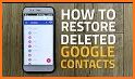 Recover deleted contacts related image