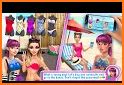 College girl date makeover - Beach dress up party related image