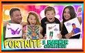 Draw and coloring book for fortnite related image