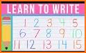 Write Numbers For Kids - 123 Tracing related image