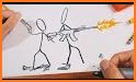 Stickman Fight：Draw Weapons related image