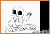 Sans Undertale songs - Piano tiles Game related image
