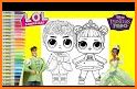 Lol surprise dolls coloring princesses related image