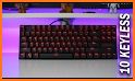 Cool Black Red Metal Keyboard related image