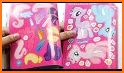 Ponies & Unicorns : Coloring book for Little Girl related image