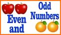 Even Odd Numbers for Pre-school related image