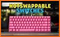 Cool Pink Gold Keyboard related image
