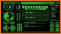 Neon Matrix Hacker Keyboard Background related image