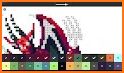 Cross Stitch Coloring By Number-Pixel Art related image
