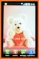 Teddy bear love hearts live wallpaper related image