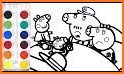 Draw Pepp Piglet Coloring Book related image